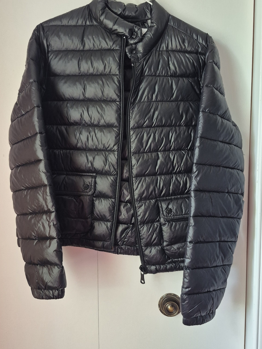Lightweight Black Packable Puffer Jacket - Women